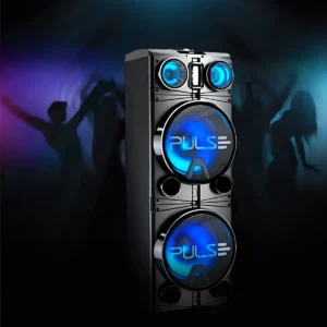 Caixa De Som Pulse Storm 2 10 Pol Bleutooth Led Rádio-1500w cor Preto - Imagem 2