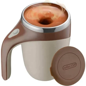 Copo Caneca Mixer Elétrica Mistura 400ml Com Tampa - Imagem 1