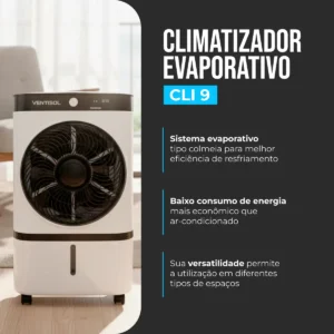 Climatizador Umificador Portatil 9l Cli09-01 Ventisol Branco - Imagem 5