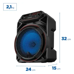 Caixa Amplificada Cm-150 Bivolt Preto Mondial - Imagem 2