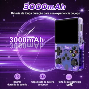 Console Portátil Retro R36s Tela Ips 3.5 3000mah - Imagem 5
