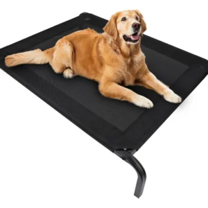 Cama Suspensa Caes Para Cachorros Grande - Resistente Preto - Imagem 1