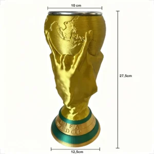 Copo Taça Copa Do Mundo 2026 Trofeu Fifa Premium 500ml Ouro - Imagem 7