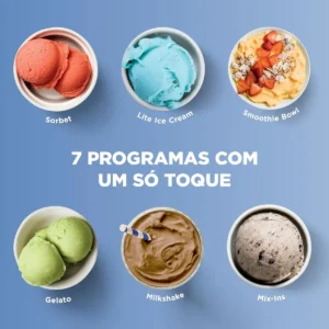 Sorveteira, Ninja, Creami, 7 Programas Auto-iQ, Tecnologia Creamify, 127 v - Imagem 4