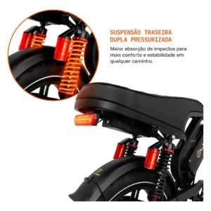 Bicicleta Bike Eletrica L40 Plus 1000w 48km Autopropelido - Imagem 3
