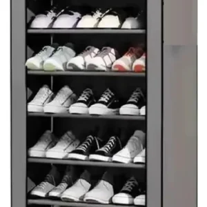 Sapateira Organizador De Sapatos Com 9 Prateleiras Tnt Cor Cinza - Imagem 2