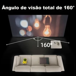 Tela De Projeção Reflexiva Para Projetor 100inch Com Suport - Imagem 3