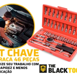 Esmerilhadeira Angular 4.1/2 780 Watts + Kit Soquetes 46 Pçs - Imagem 8