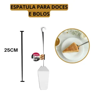 Kit 5 Utensílios Para Cozinha 100% Aço Inox 25cm - Imagem 8