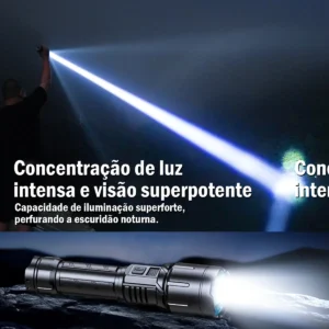 Lanterna Tatica Led Alto Luz Potente Alcance 2km - Imagem 5