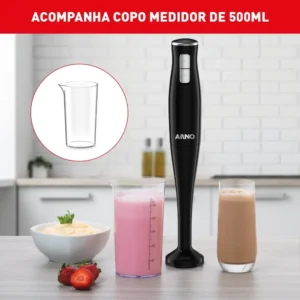 Mixer Arno Turbomix Pro 3 Em 1 Cor Preto - Imagem 7