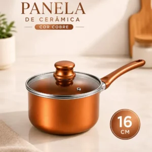 Jogo De Panelas Cerâmica 8 Peças Com Tampa De Vidro Premium - Imagem 7