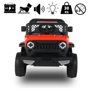 Carro Jipe Infantil 12v Com Luzes Som Usb E Controle Remoto - Imagem 3