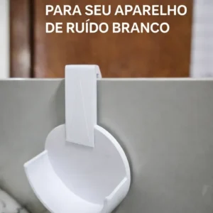 Suporte Ruído Branco Bebê Encaixe Seguro Berço Sem Furos - Imagem 5