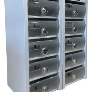 Armário Para Celular 10 Portas Aço Com Visor Transparente - Imagem 1