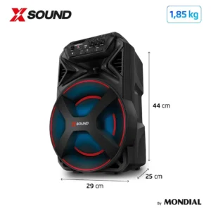 Caixa Amplificada Mondial 300W Bivolt CM-300-N - Imagem 8
