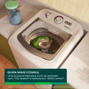 Máquina de Lavar Consul 10 kg Dosagem Econômica - CWB10BB Branca - Imagem 3