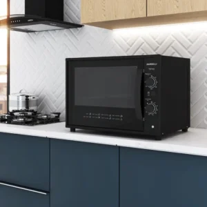 Forno Elétrico De Bancada Nardelli 60litros Top60 Black Cor Preto - Imagem 4