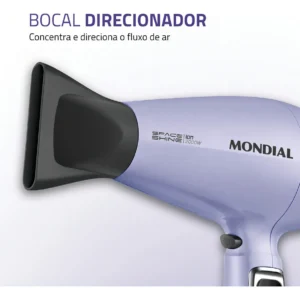 Secador De Cabelos Mondial Space Shine 2000w - Sc-21 | Lilas - Imagem 4