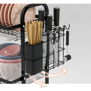 Organizador De Louças 3 Andares Inox Para Cozinha - Imagem 7