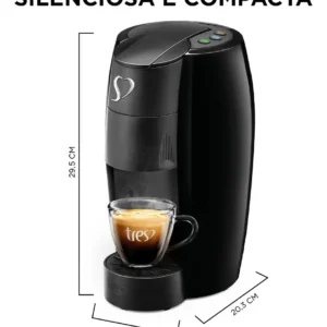 Cafeteira Tres Corações Lov Automática Preta-brilhante Cor Preto - Imagem 4