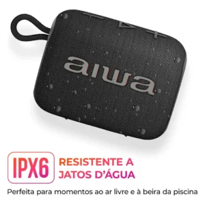 Caixa De Som Speaker Aiwa AWS-SP-07-B 7w Bluetooth Ipx6 Preto - Imagem 5