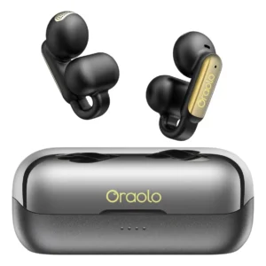 Fone de Ouvido Bluetooth Oraolo OE02 TWS Clip-ear sem Fio Preto - Imagem 1