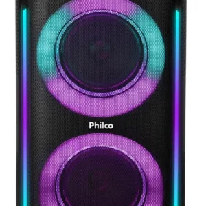Caixa Som Philco Extreme 1200w Connection Tws Pcx6900 2 Mic Preto - Imagem 3