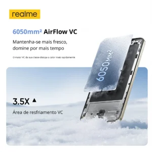 Celular Realme 15t 5g 8gb 128gb Smartphone Dual Sim Nfc Branco - Imagem 7