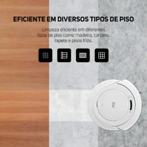 Robô Aspirador de Pó WAP ROBOT W90 PÉROLA Automático 3 em 1 - Imagem 4
