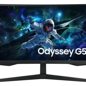 Monitor Gamer Samsung Odyssey G5, 27 , Qhd, 165hz Cor Preto - Imagem 1