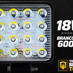 Lanterna Refletor Lampada Luz Led 12w A Bateria 21v Portátil - Imagem 3