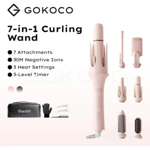 Modelador De Cabelo Automático 7em1com Cabeça Intercambiável - Imagem 3