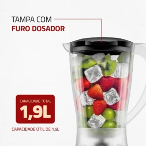 Liquidificador Easy Power Mondial 550W - L-550-B - Imagem 5