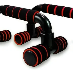Barra De Apoio Flexão De Chão De Braço Suporte Fixo 24 Cor Vermelho - Imagem 1