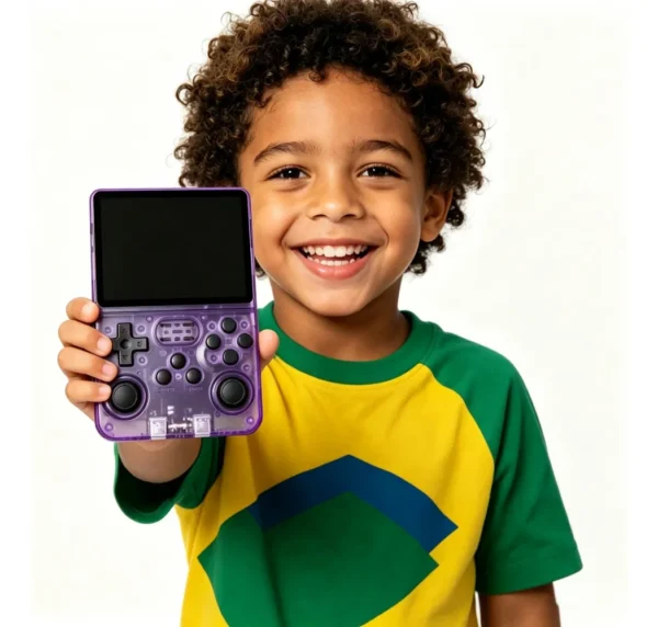 Console Portátil Retro R36s Tela Ips 3.5 3000mah