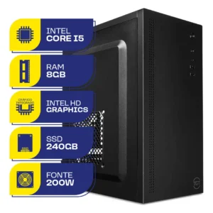 Computador Home Mcl, Intel Core I5, 8gb De Ram, Ssd 240gb - Imagem 1