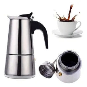 Cafeteira Italiana Expresso 200ml Em Inox Para 4 Xícaras - Imagem 1