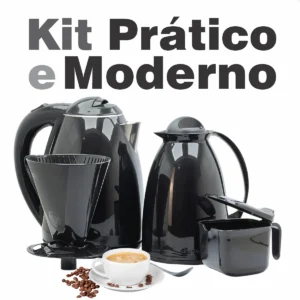 Kit Chaleira Elétrica Garrafa Térmica Com Açucareiro Filtro - Imagem 8