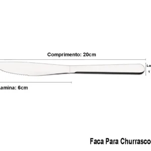 Jogo Talheres Faqueiro Búzios Aço Inox 24 Peças Tramontina - Imagem 5