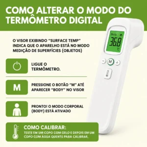 Kit Monitor de Pressão Digital e Oxímetro com Termômetro Infravermelho para Testas - Imagem 5