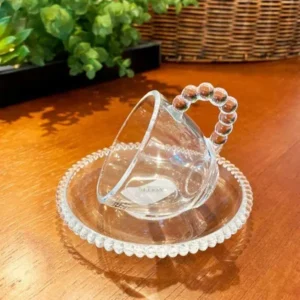 Aparelho Mesa Posta Café Chá 14 A 18 Pçs Bolinhas Pearl Wolf - Imagem 5