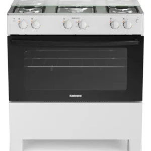Fogão 5 Bocas a Gás Itatiaia Star com Acendimento Automático e Forno 88L Branco Bivolt - Imagem 1
