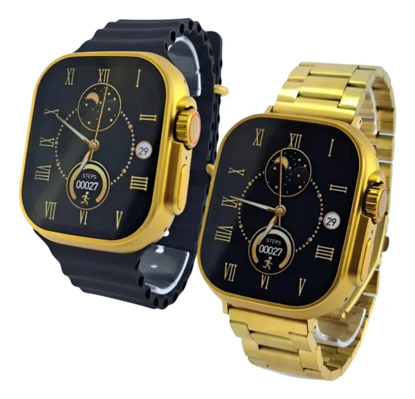 Relógio Smartwatch Edition Gold Bw15 Ultra Max 2 Pulseira