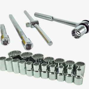 Jogo Kit de Ferramentas Manuais Chave Catraca 1/2 8 a 32mm BCS022 The Black Tools Cor Amarelo - Imagem 6