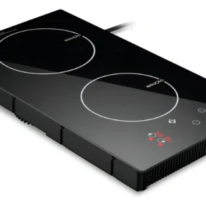 Cooktop De Indução 2 Boca Preto Com Trava De Segurança Painel Touch Screen - Imagem 2