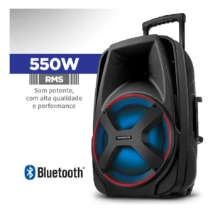 Caixa Amplificada Connect Power Plus CM-550 Preto Mondial - Imagem 3