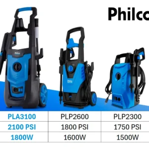 Lavadora de Alta Pressão Philco PLA3100 Azul, 1.8 kW e 2100 PSI - Imagem 2