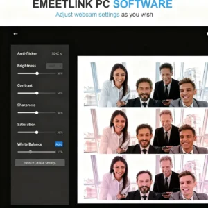 EMEET C960 Webcam 1080P Camera Para Pc Streaming Microfone Full HD Video Conferencia - Imagem 7