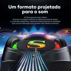 Caixa De Som Sabala Dr-300 Bt5.4 200w 39000mah Rgb App 36h - Imagem 4